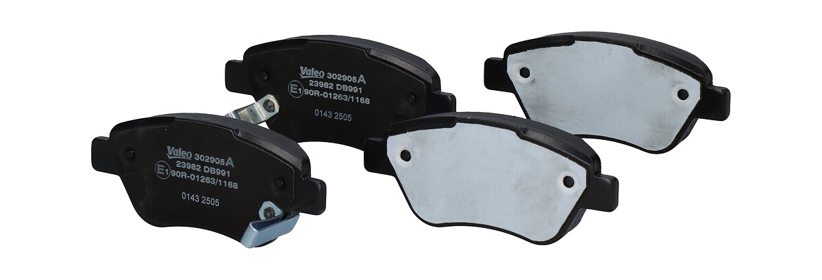 Jeu de 4 plaquettes de frein VALEO ref. 302905A